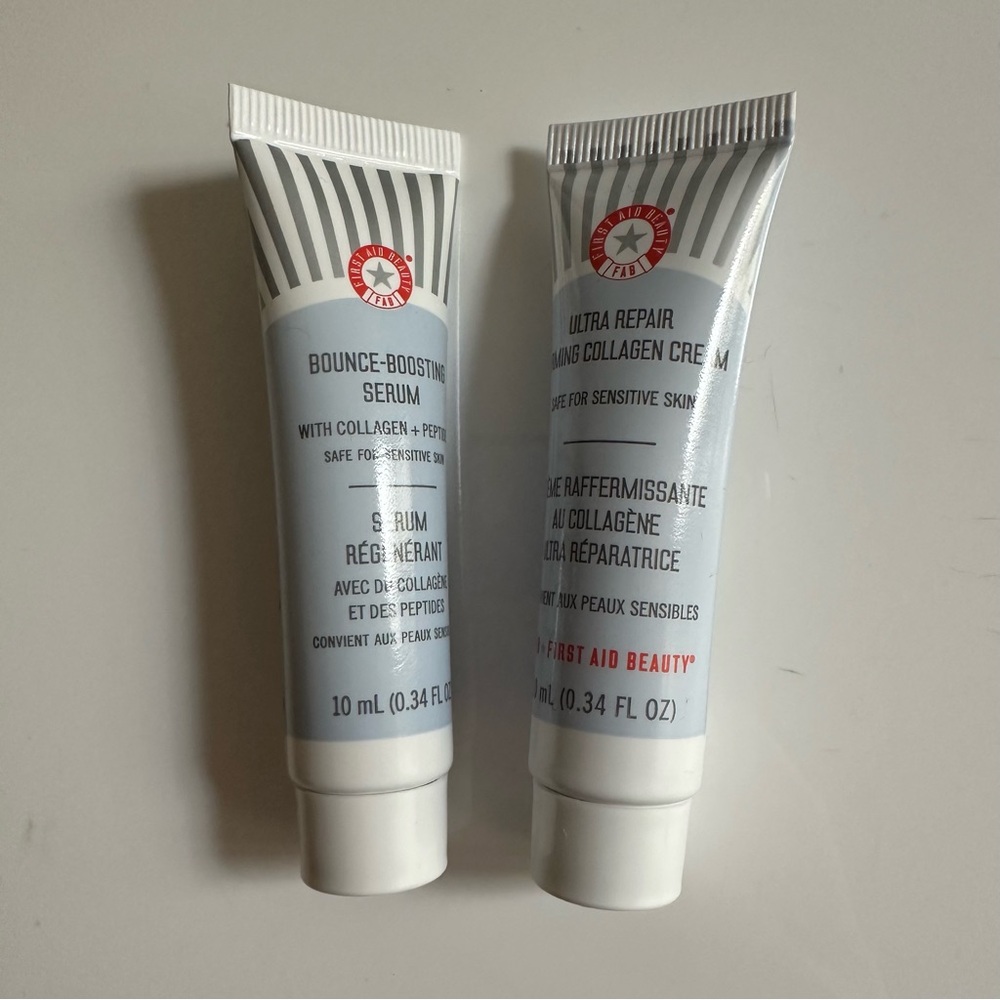 First Aid Beauty collagen skincare set NWOB